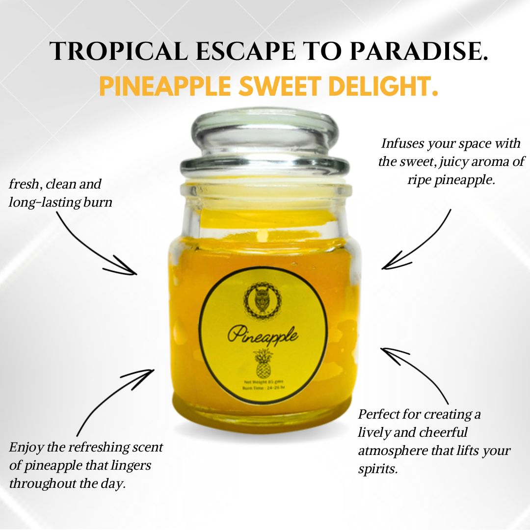 3 OZ Dome Glass Jar Candle (Ulooka) - Ulooka Incense