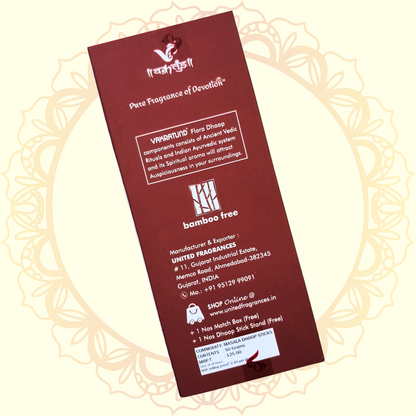 Dhanvantari Lavish Masala Sticks (Vakratund) - Ulooka Incense