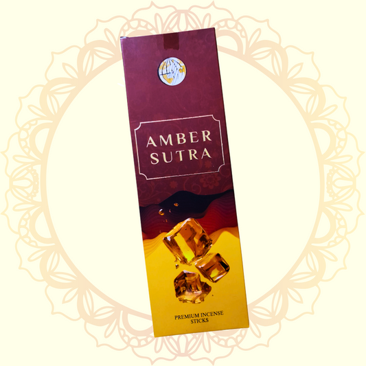 Amber Sutra Premium Incense Stick (Garima Fragrance) - Ulooka Incense