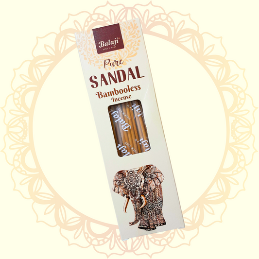 Balaji pure sandal bambooless incense - Ulooka inense 