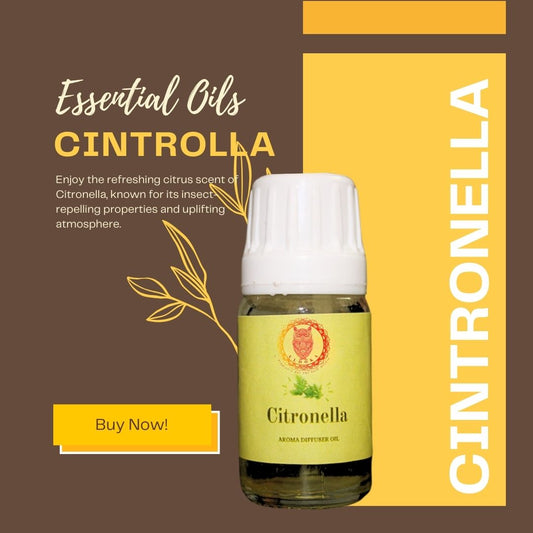 Citronella - Pure Essential Oil 10 ml - Ulooka Incense