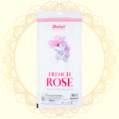 French Rose Premium Incense Stick (Balaji) - Ulooka Incense