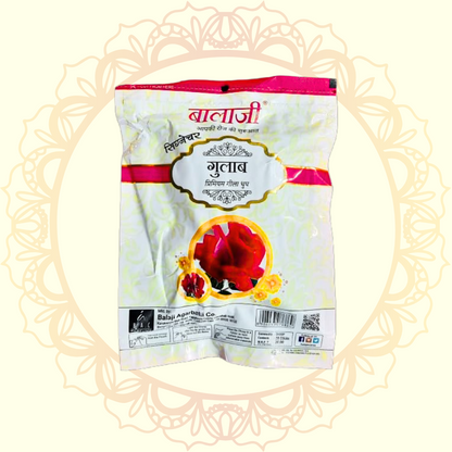 Gulab Premium Wet Dhoop (Balaji) - Ulooka Incense