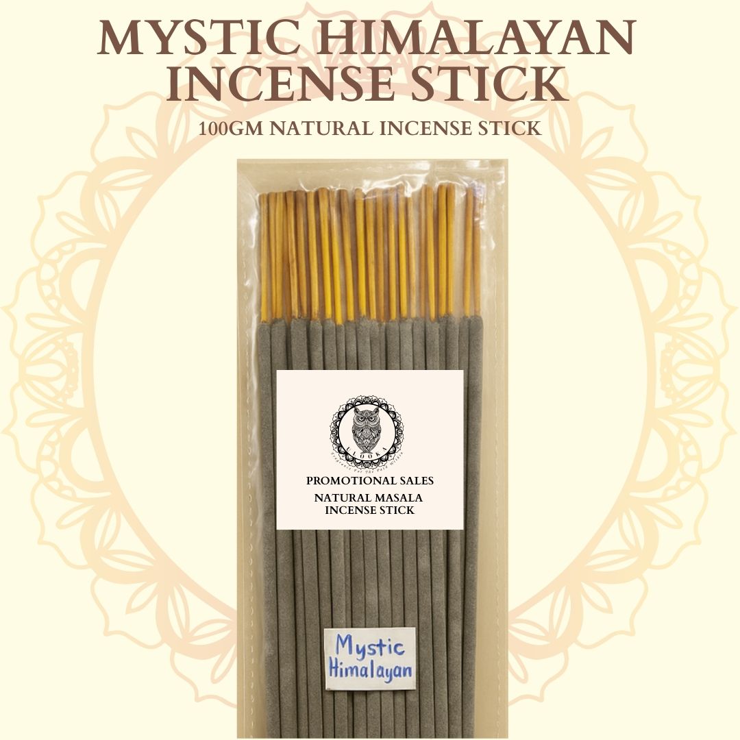 Mystic Himalayan – 100g Natural Incense Sticks