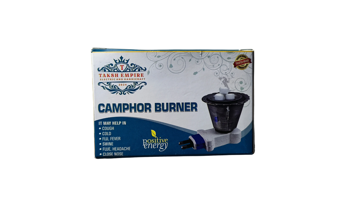 Taksh Empire Electric Camphor Burner – Plug-in Kapoor Dani