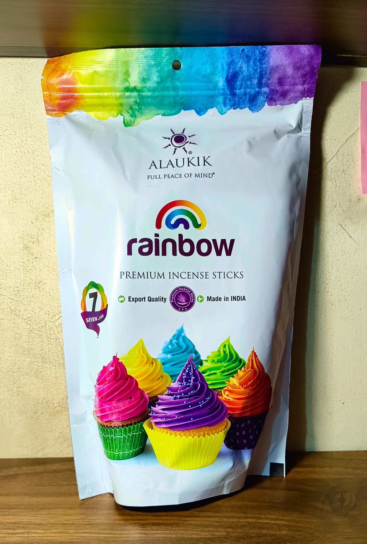 Alaukik Rainbow 7-in-1 Premium Incense Sticks – 250g