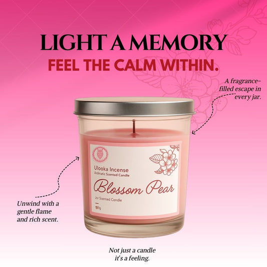 Jar Scented Candle (Ulooka) - Ulooka Incense