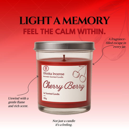Jar Scented Candle (Ulooka) - Ulooka Incense