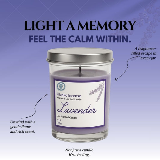 Jar Scented Candle (Ulooka) - Ulooka Incense