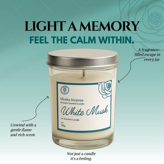 Jar Scented Candle (Ulooka) - Ulooka Incense