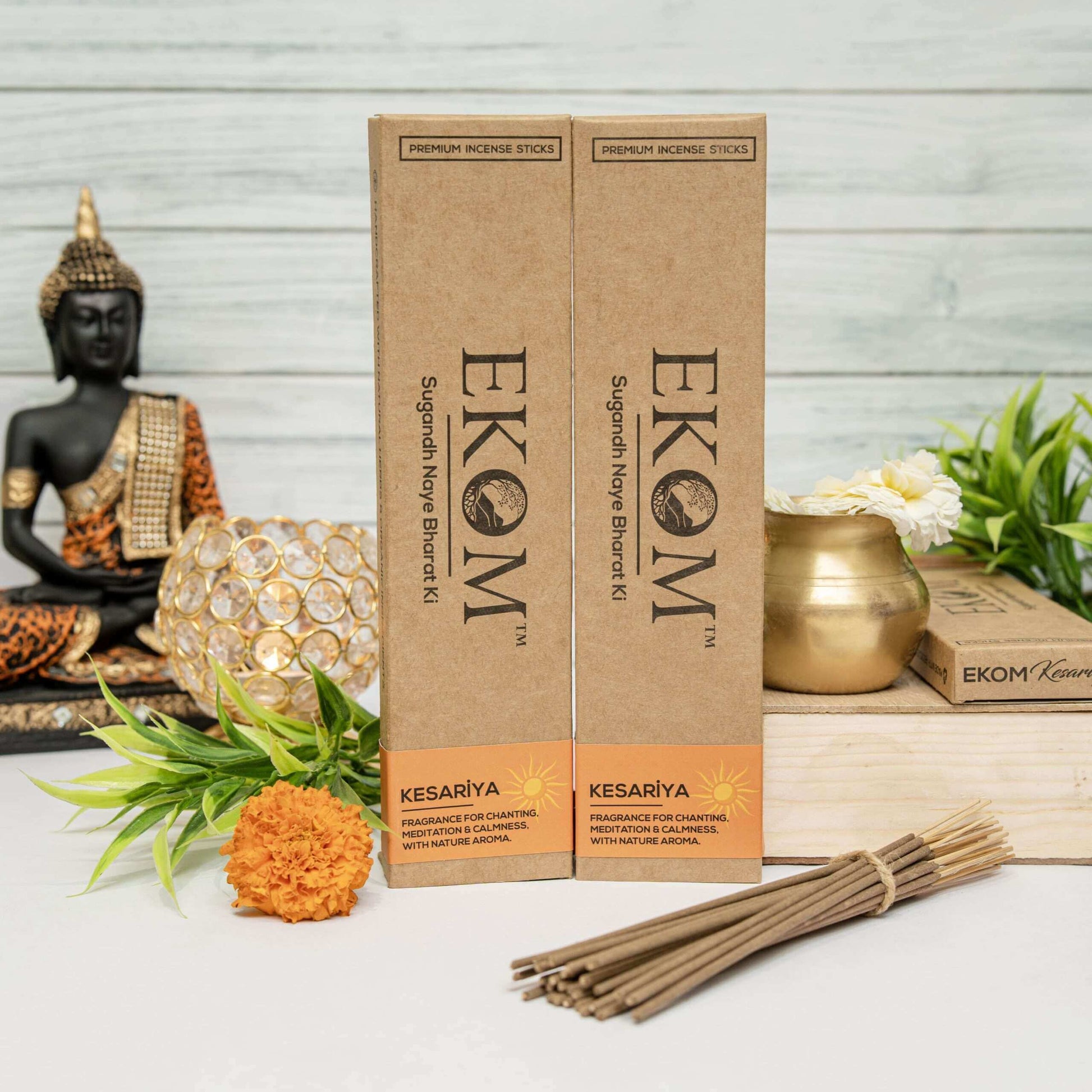 Kesariya Incense Sticks (EKOM) - Ulooka Incense
