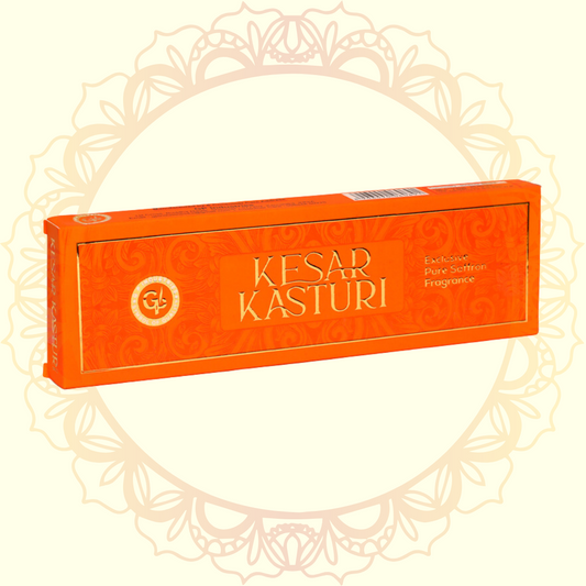 Kesar Kasturi Luxury Incense Stick 20 Sticks (GP) - Ulooka Incense