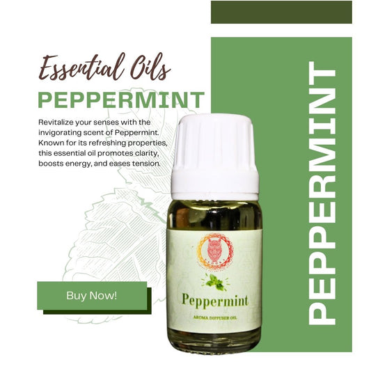 Peppermint - Pure Essential Oil 10 ml - Ulooka Incense