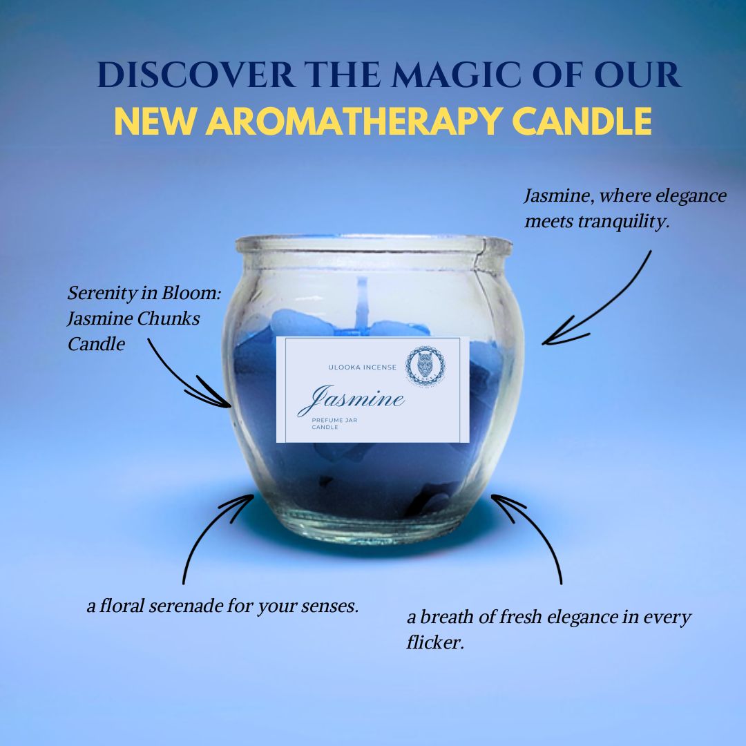 Perfumed Chunks Jar Candle (Ulooka) - Ulooka Incense