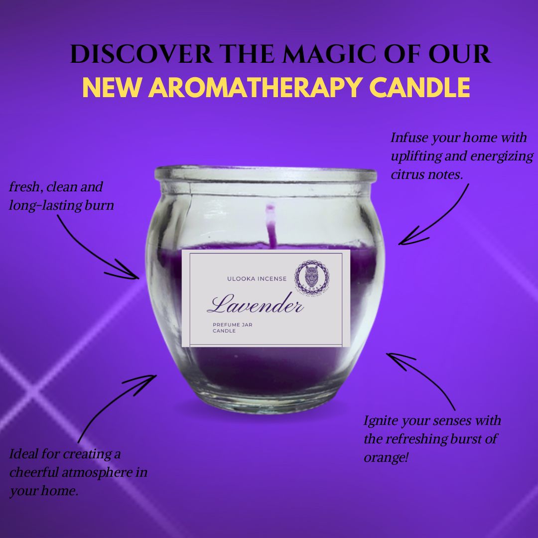 Perfumed Chunks Jar Candle (Ulooka) - Ulooka Incense