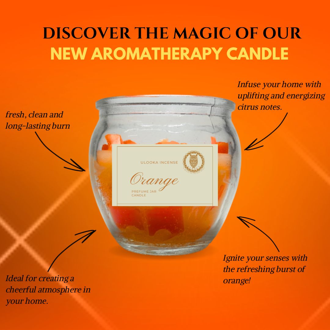 Perfumed Chunks Jar Candle (Ulooka) - Ulooka Incense