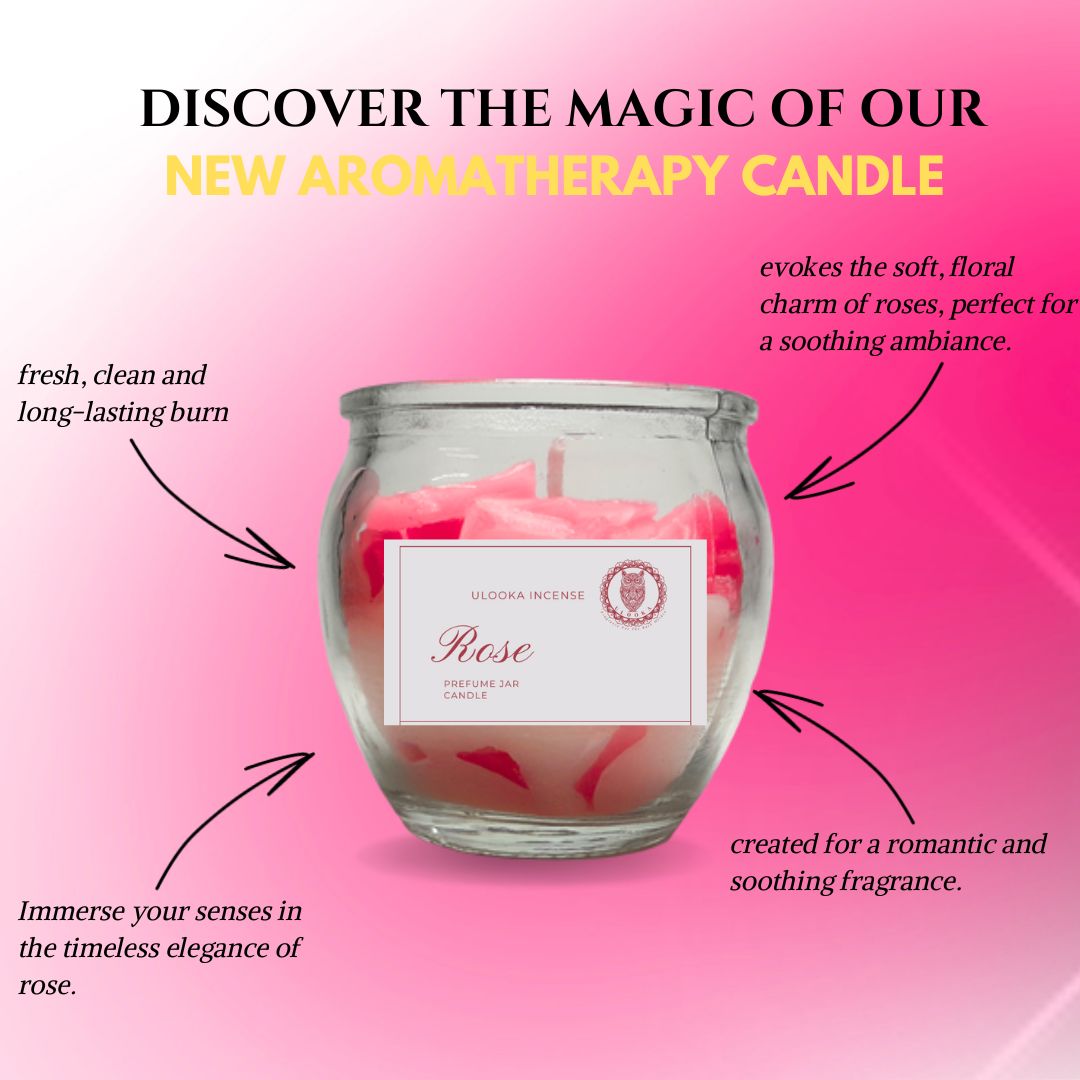 Perfumed Chunks Jar Candle (Ulooka) - Ulooka Incense