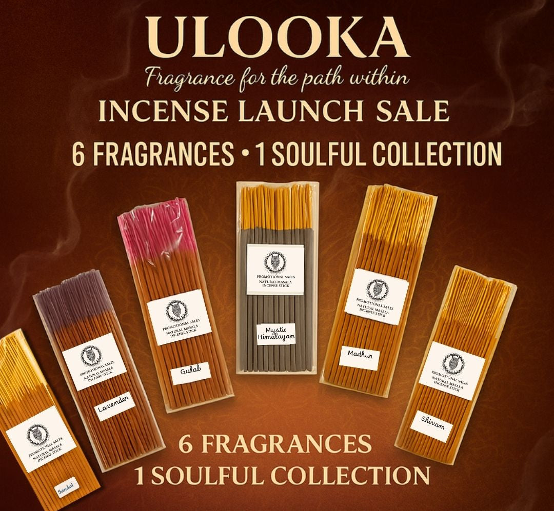 Premium Combo Pack of 6 Natural Masala Incense Stick