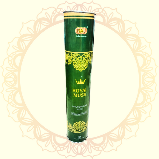 Royal Musk Bamboless Incense/Dhoop Stick (Raj) - Ulooka Incense