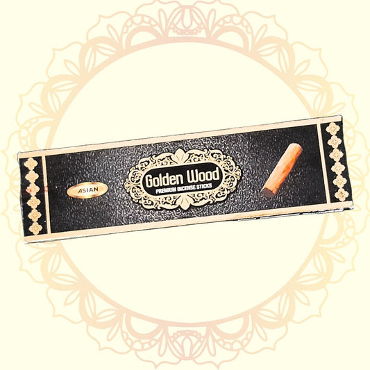 Golden Wood Premium Incense Stick (Asian) - Ulooka Incense