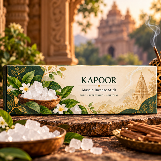 Kapoor Natural Incense Sticks (Agarbatti) – 100g