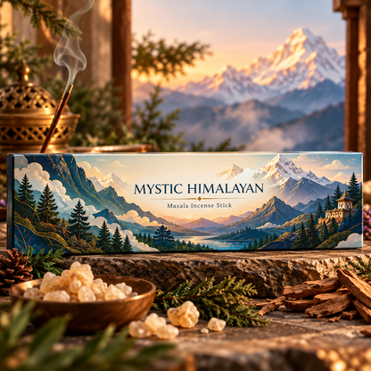 Mystic Himalayan Natural Incense Sticks (Agarbatti) – 100g