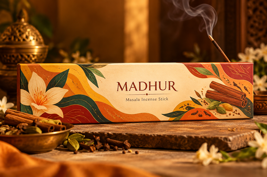 Madhur Natural Masala Incense Sticks (Agarbatti) – 100g