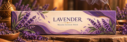 Lavender Natural Masala Incense Sticks (Agarbatti) – 100g