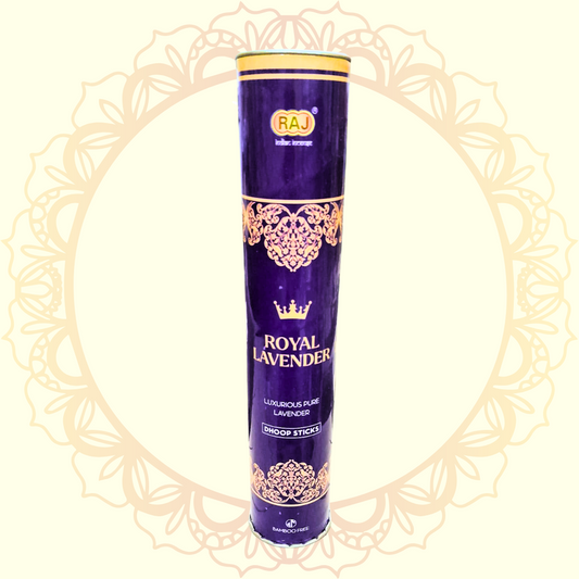 Royal Lavender Dhoop Sticks with pure lavender fragrance for pooja and meditation
