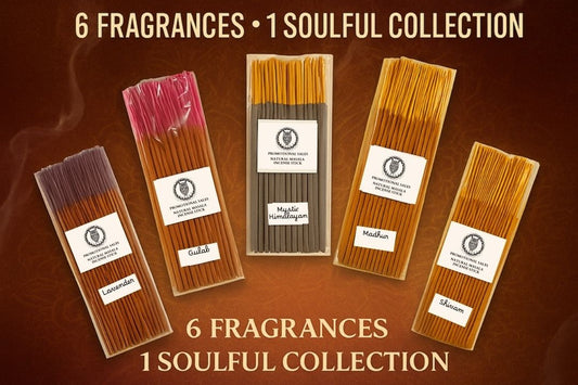 Premium Combo Pack – Mystic Himalayan, Sandal, Gulab, Madhur, Shivam & Lavender